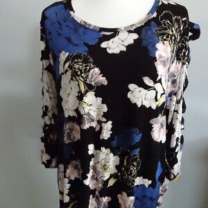 Jennifer Lopez 3/4 Sleeve Top, Size L